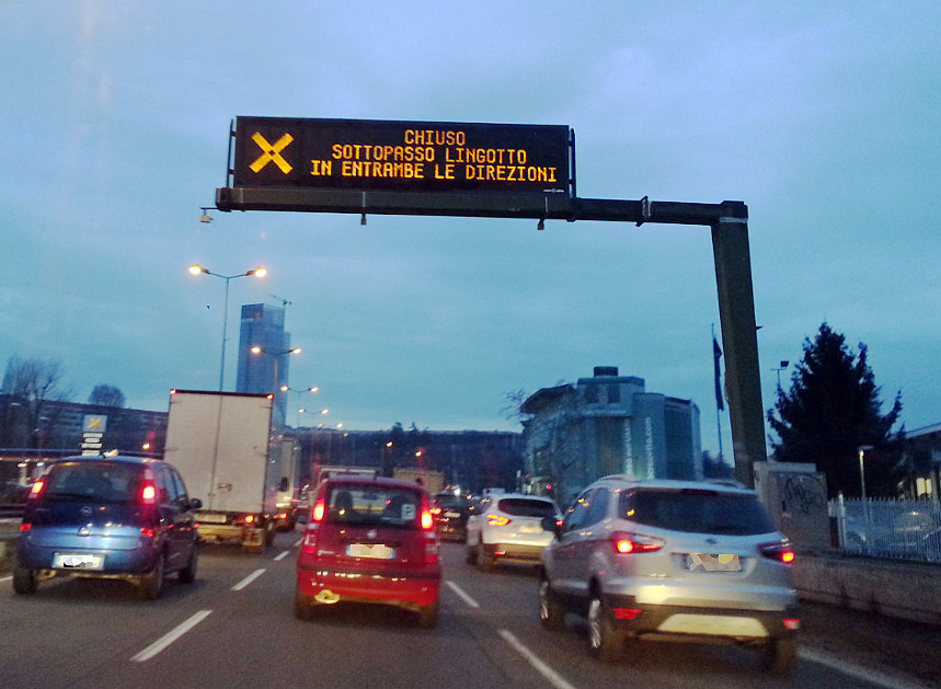 Sottopasso Lingotto, chiuso ancora per 20 giorni