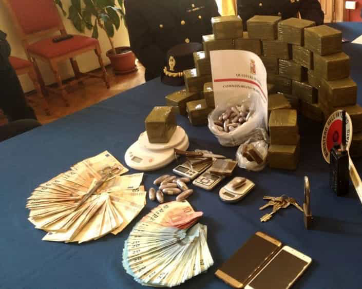 Droga: 116 arresti da parte della polizia nell’ultimo mese