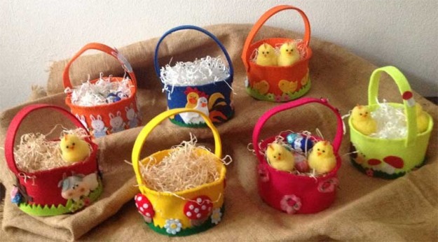 Cestini di Pasqua per i bambini del Regina