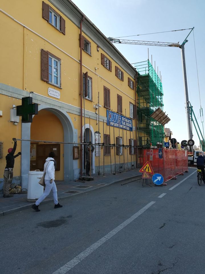 VILLASTELLONE – Iniziati i lavori di ristrutturazione di Palazzo Wojtyla