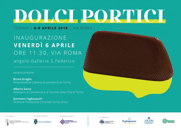 Dolci Portici, dal 6 all’8 aprile in via Roma a Torino