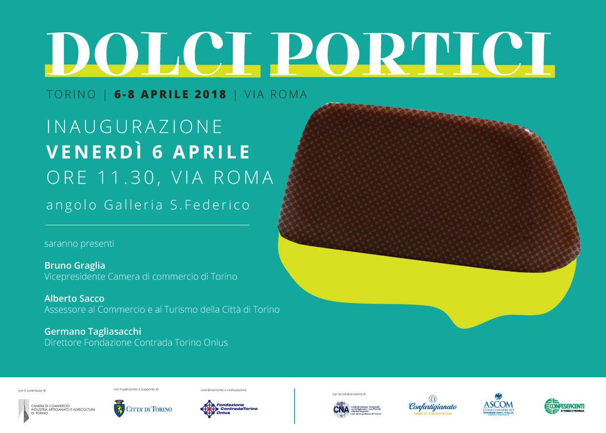 Dolci Portici, dal 6 all’8 aprile in via Roma a Torino