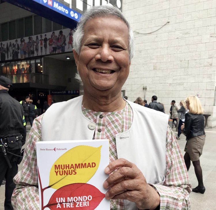 Il Nobel Yunus il 17 maggio a Torino