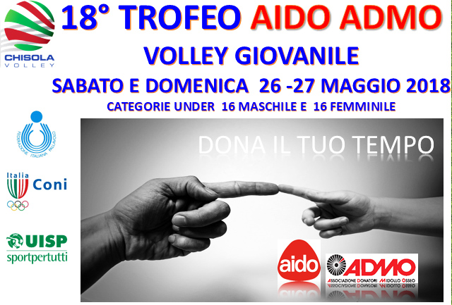 Quattro paesi per la 18a edizione del Trofeo Aimo Admo del Chisola Volley per Under16