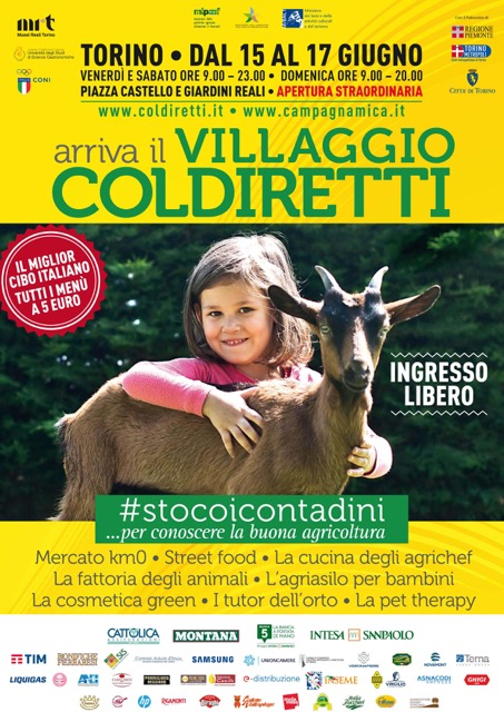 COLDIRETTI – A Torino il Villaggio contadino della Coldiretti