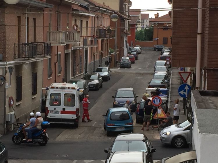 MONCALIERI – Incidente a Borgo San Pietro, un ferito