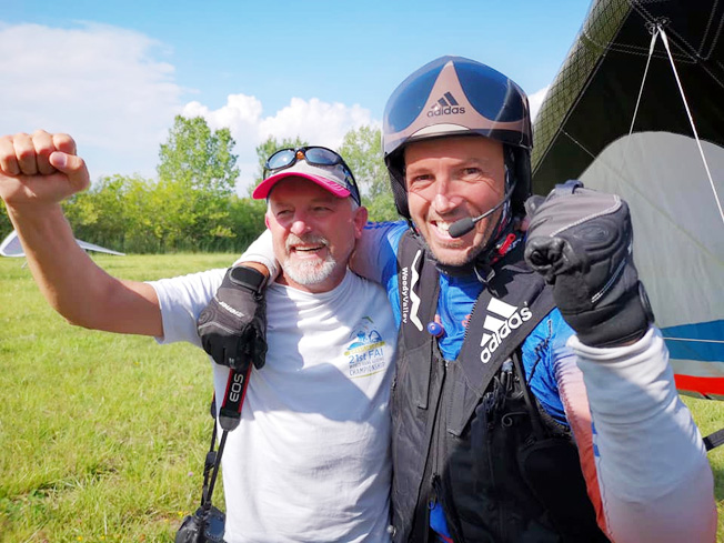 Alessandro Ploner nuovo Campione Europeo di volo libero in deltaplano