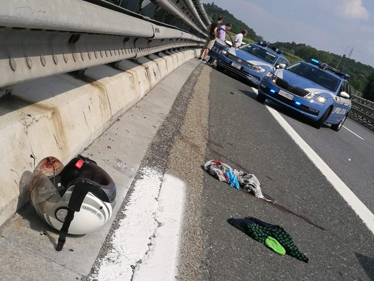 NICHELINO – Motociclista cade in autostrada: grave al Cto