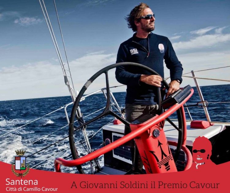 SANTENA – Il premio Cavour va a Giovanni Soldini