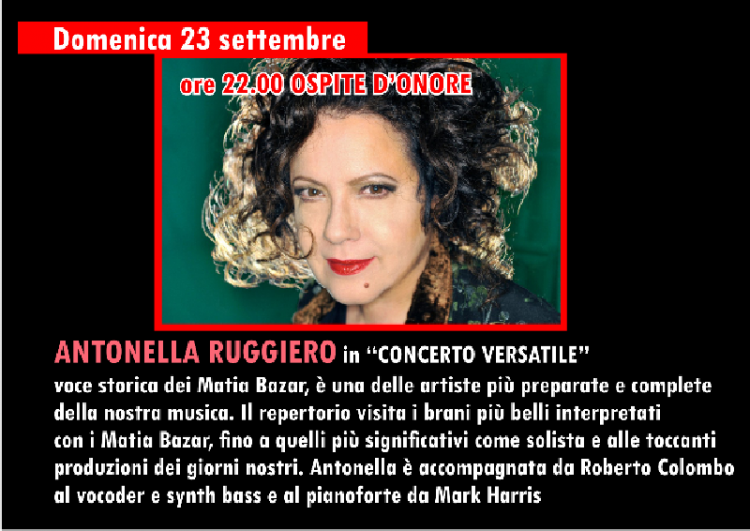 NICHELINO – A San Matteo, concerto gratuito di Antonella Ruggiero