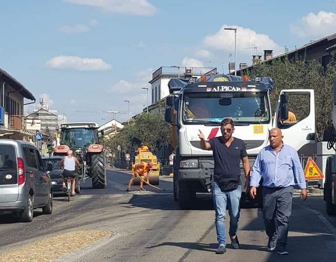 CARMAGNOLA – Maxi intervento di asfaltatura sulle strade del Comune