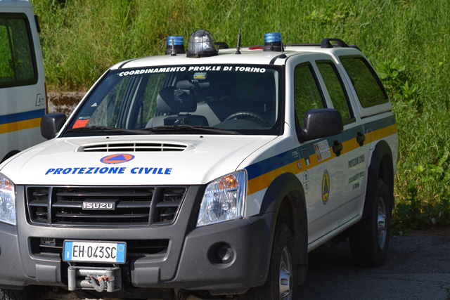 Protezione civile piemontese in Veneto