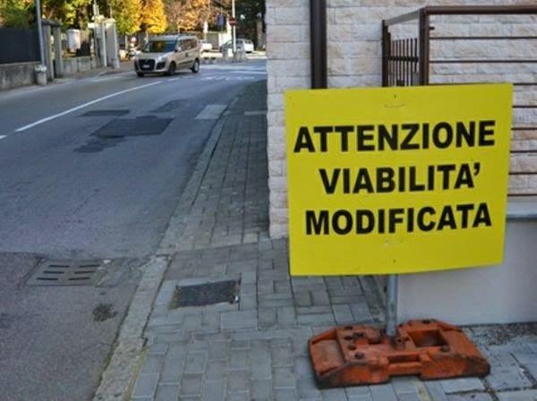 VINOVO – Modifiche alla viabilità per lavori in via Parisetto