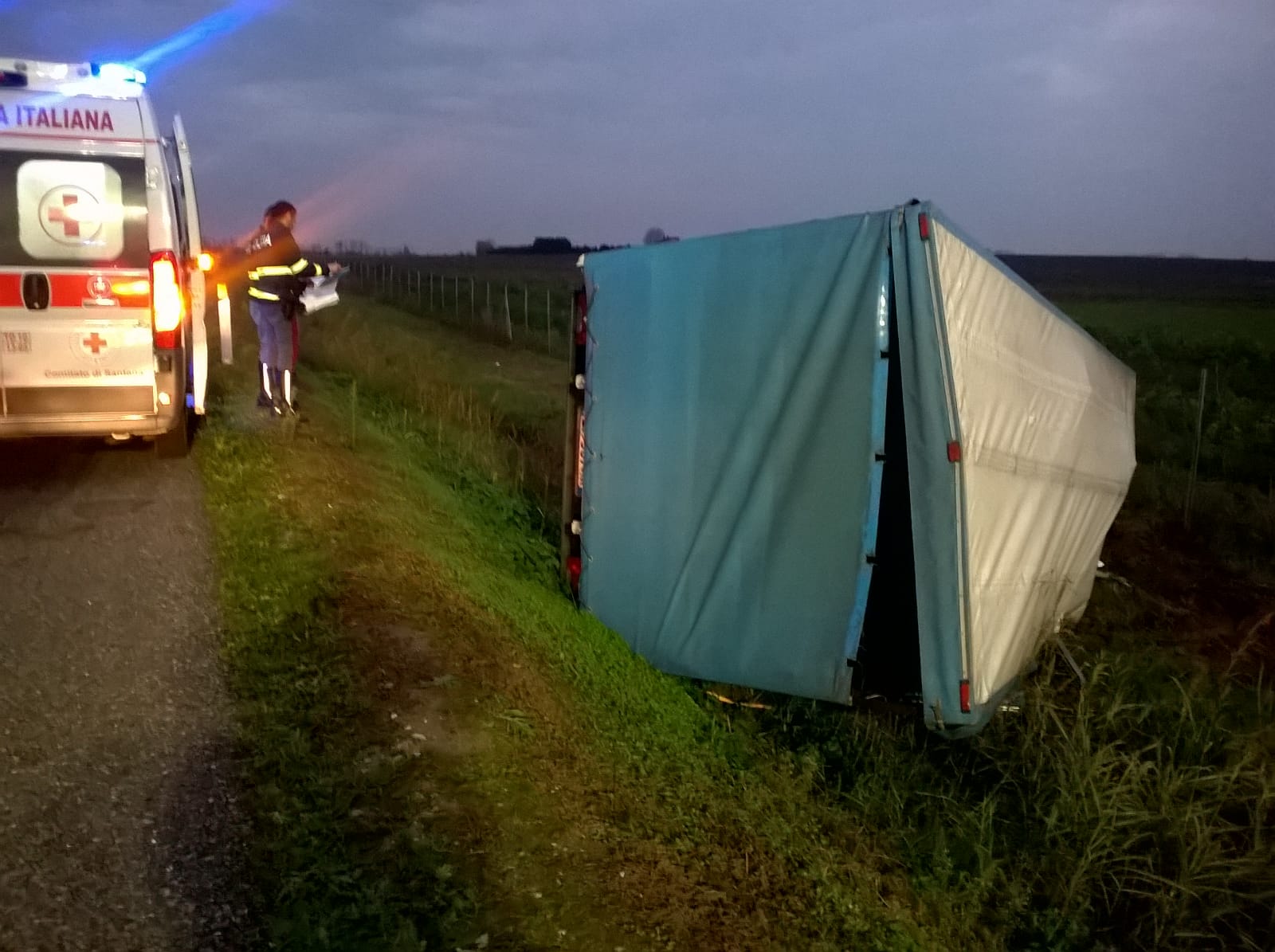 SANTENA – Incidente all’imbocco dell’autostrada per Piacenza