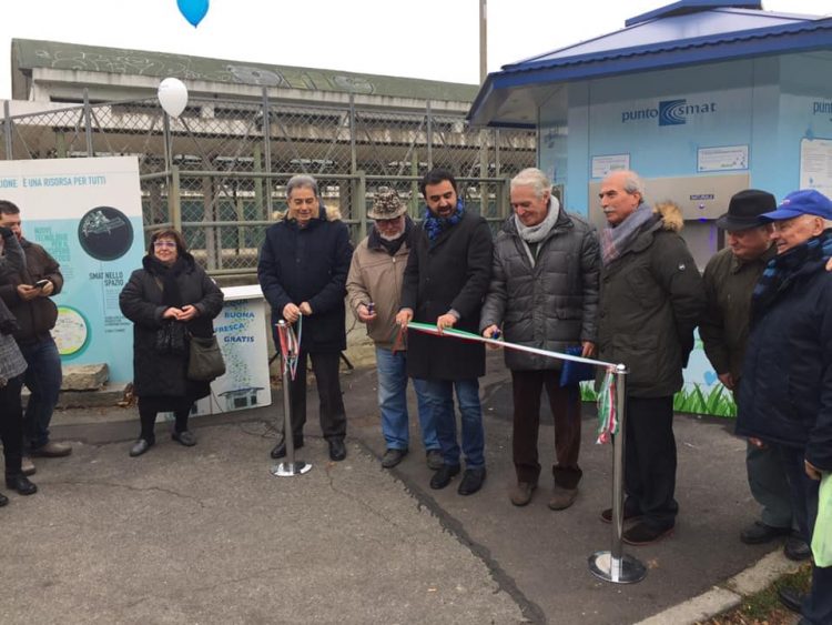 MONCALIERI – Casetta dell’acqua pubblica a Borgo Mercato