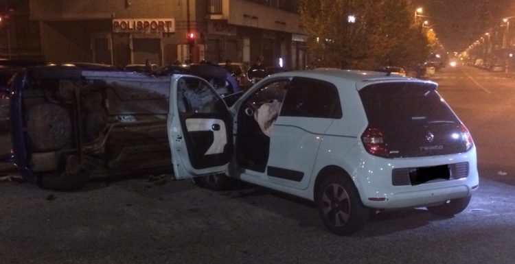 MONCALIERI – Incidente in corso Roma, cinque feriti