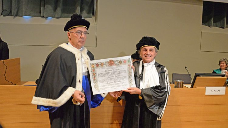 Laurea honoris causa ad Ugo Nespolo