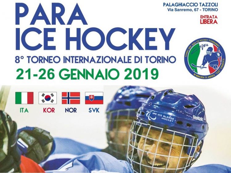 Torino on Ice: quattro nazioni si sfidano all’8° Torneo internazionale di Para-Ice Hockey