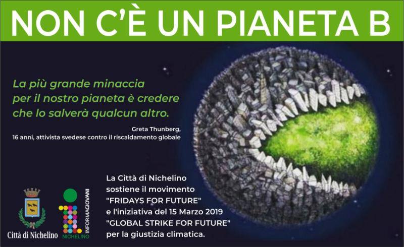 NICHELINO – La Città partecipa al “Gobal Strike for future”