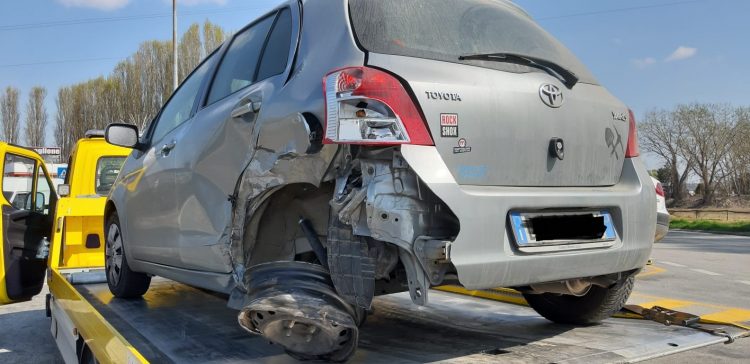 MONCALIERI – Incidente nella mattinata sulla sopraelevata