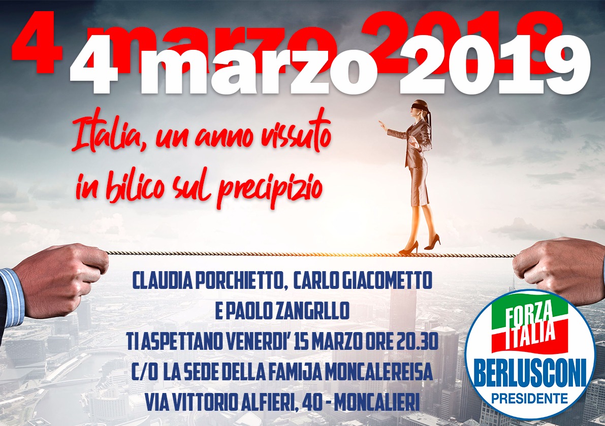 MONCALIERI – Alla Famija Moncaliereisa di riunisce il gotha di Forza Italia