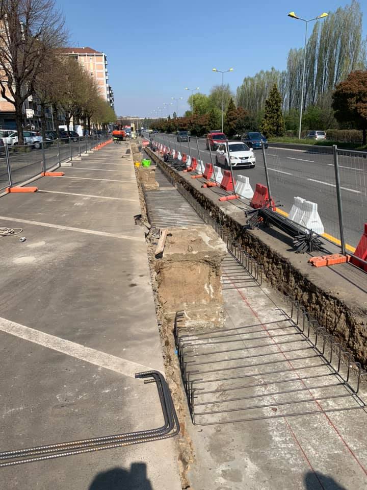 MONCALIERI – Partiti i lavori di riqualificazione su corso Trieste