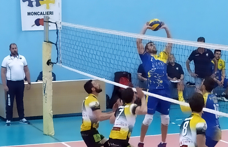 Il Go Old Racconigi vince 3-2 la maratona di volley al PalaBlù con la Pall. Torino