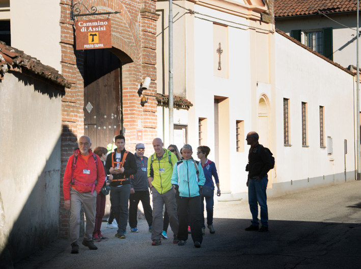 La via Francigena passa da Carmagnola