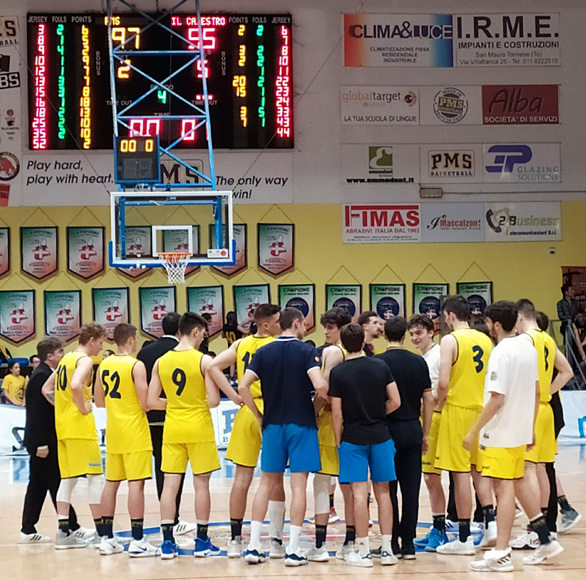 Basket C Gold – Play-out: qualche intoppo iniziale poi l’Allmag travolge Il Canestro