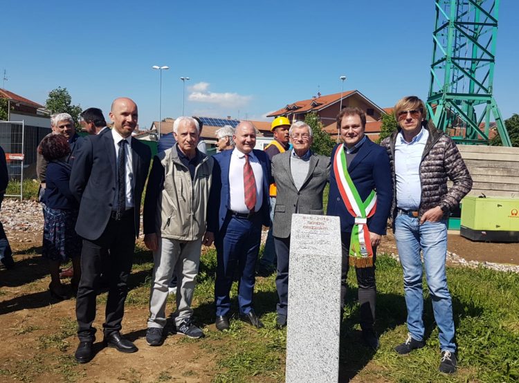 LA LOGGIA – Grande presenza delle associazioni all’inaugurazione del cantiere della nuova casa di riposo