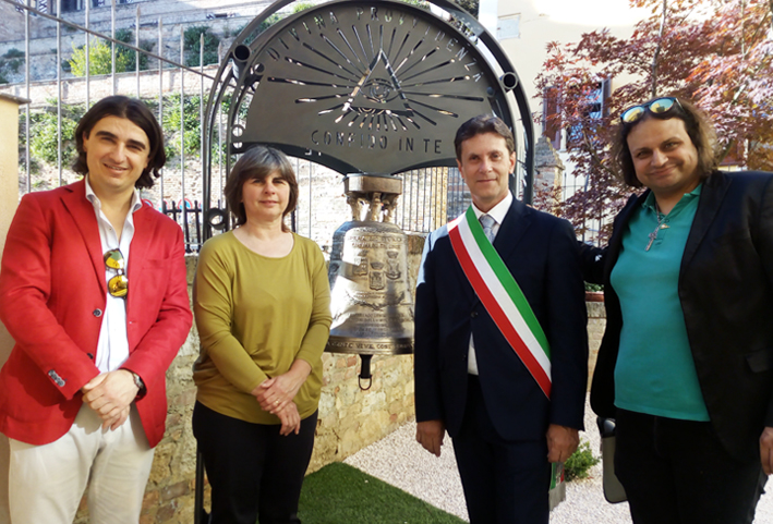 Montiglio Monferrato, per i 20 anni inaugurata la «Campana dei tre Comuni»