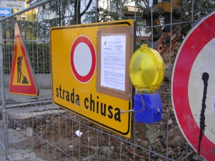 VIABILITA’ – Chiusa la strada del Traforo del Pino