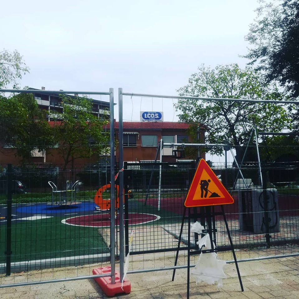 MONCALIERI – In dirittura d’arrivo i lavori al giardino di via Saluzzo