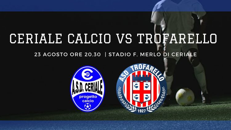 TROFARELLO – Amichevole della squadra di calcio contro il Ceriale