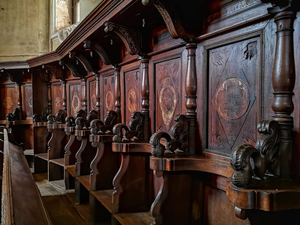 CARMAGNOLA – Restaurato il coro della chiesa di Sant’Agostino