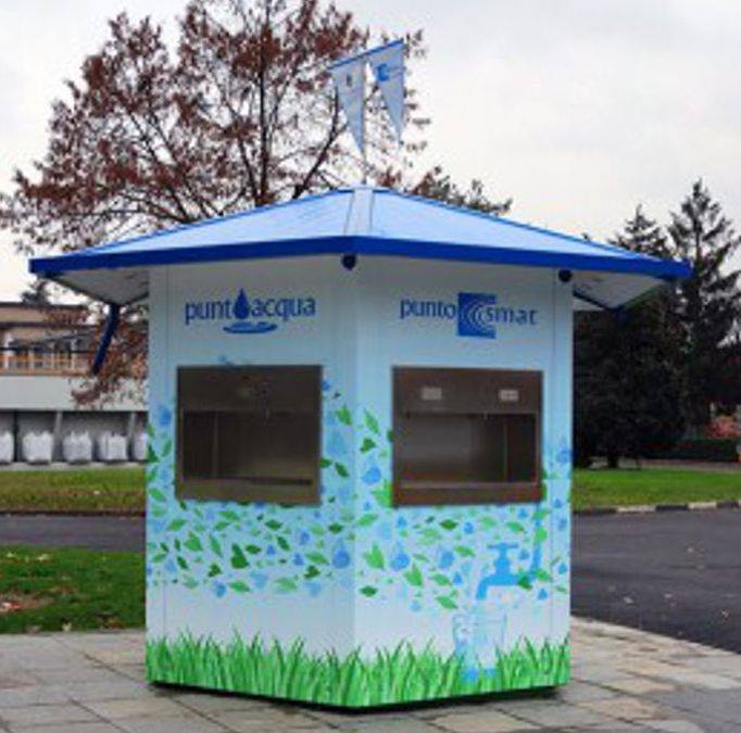 NICHELINO – L’acqua frizzante dall’erogatore Smat si paga anche con il bancomat