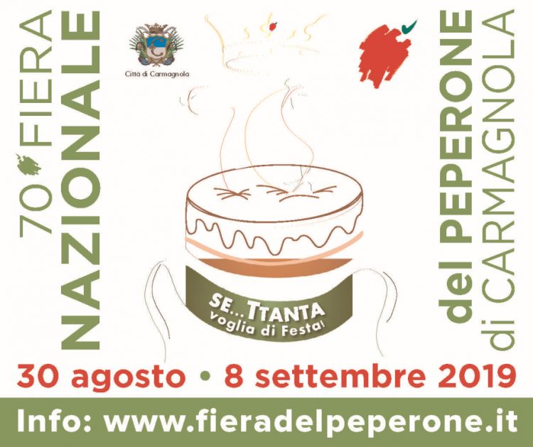 Stasera alle 21 a Carmagnola si inaugura la Fiera del Peperone numero 70