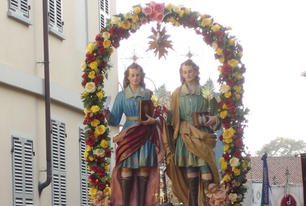 SANTENA – Il programma della festa di Cosma e Damiano