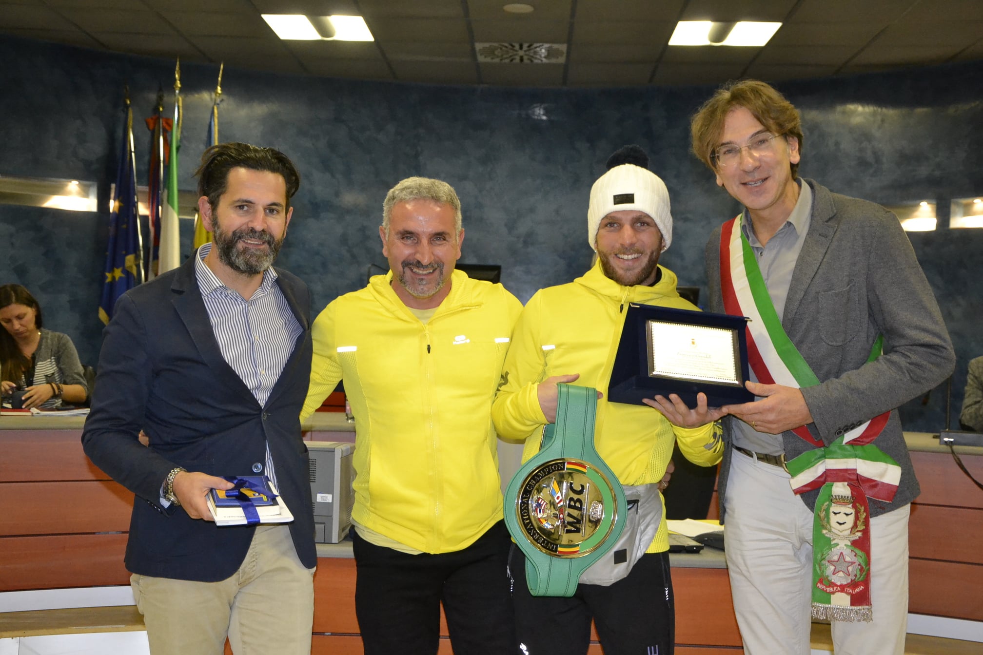 NICHELINO – Premiato il boxer Grandelli in Consiglio comunale