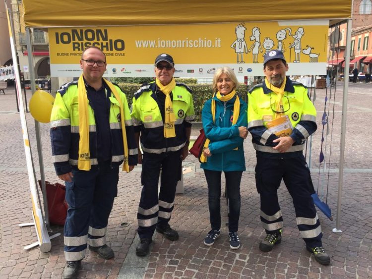 A Carmagnola, con il maltempo “Io non rischio”