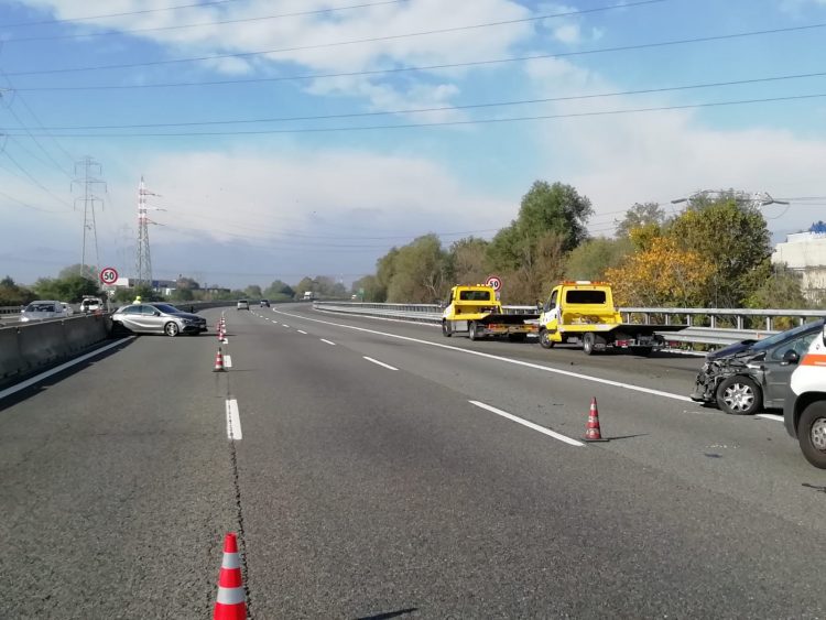 NICHELINO – Scontro in tangenziale: due feriti