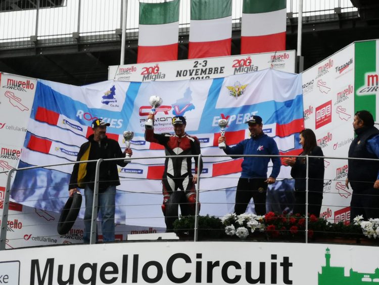 MONCALIERI – Roberto Dodaro vince la gara di velocità Piemonte di moto al Mugello