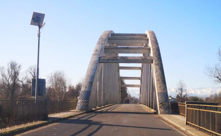 CARIGNANO – Manutenzione sul ponte del Po decisa da Città Metropolitana