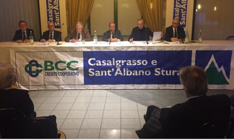 CARMAGNOLA – La banca di Casalgrasso e S.Albano Stura valutata tra le più solide d’Italia