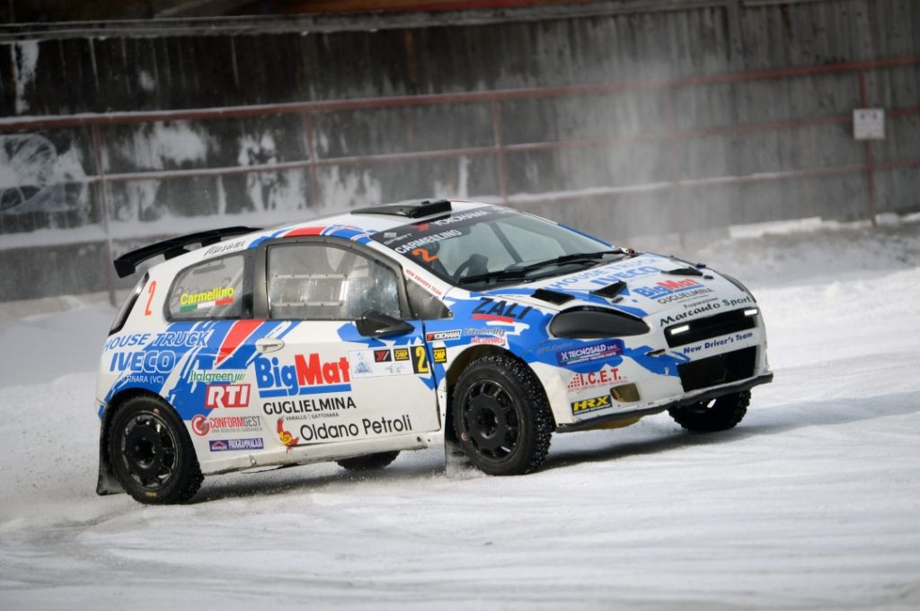 Ice Challenge: a Pragelato festeggiano Carmellino nelle auto e Firenze fra i kart-cross in uno spettacolare