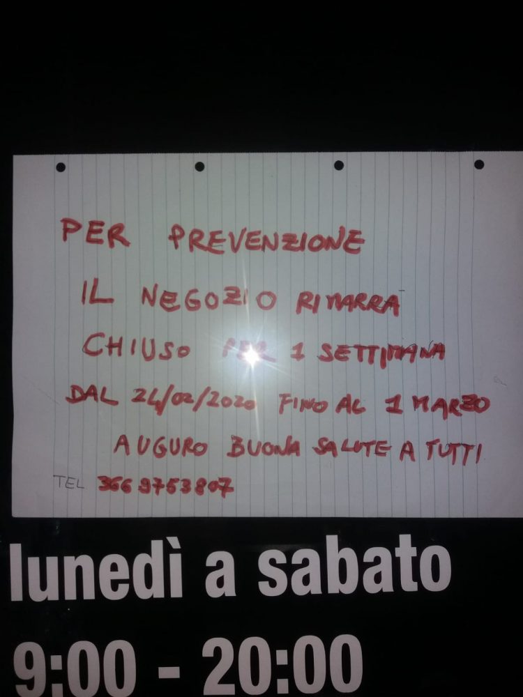 NICHELINO – Chiusi diversi negozi cinesi “per prevenzione”