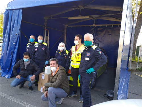 VILLASTELLONE – Donate al Comune 16 taniche di disinfettante