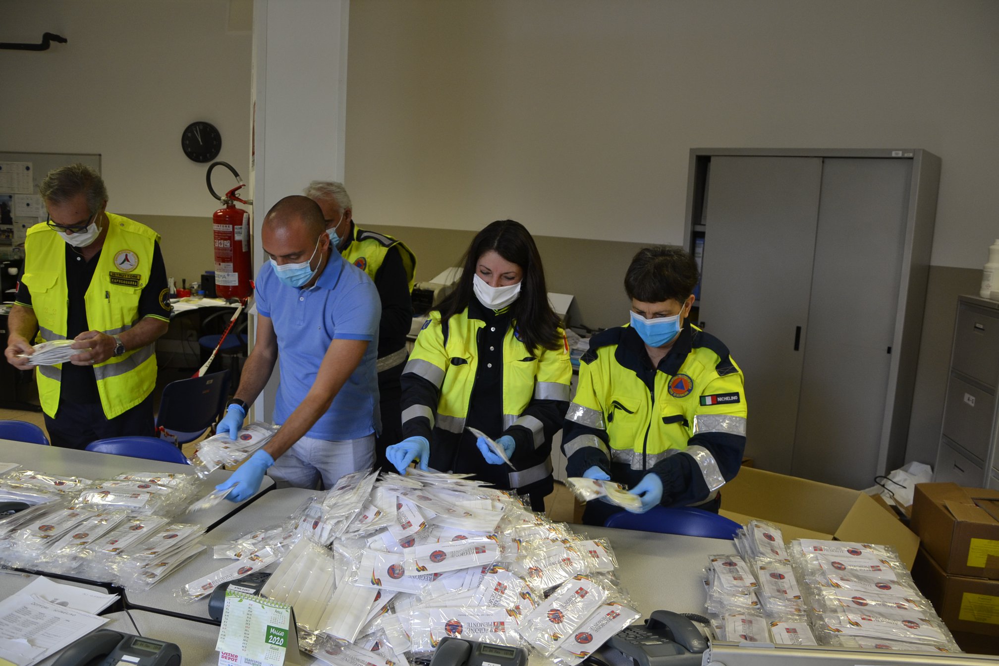 NICHELINO – Le mascherine della Regione in arrivo in città