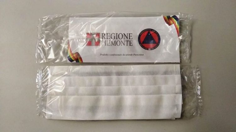 VIRUS – Da Roma arrivano altre 3 milioni di mascherine per il Piemonte