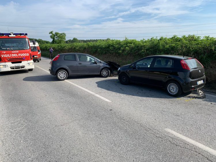 CARMAGNOLA – Incidente sulla provinciale 20